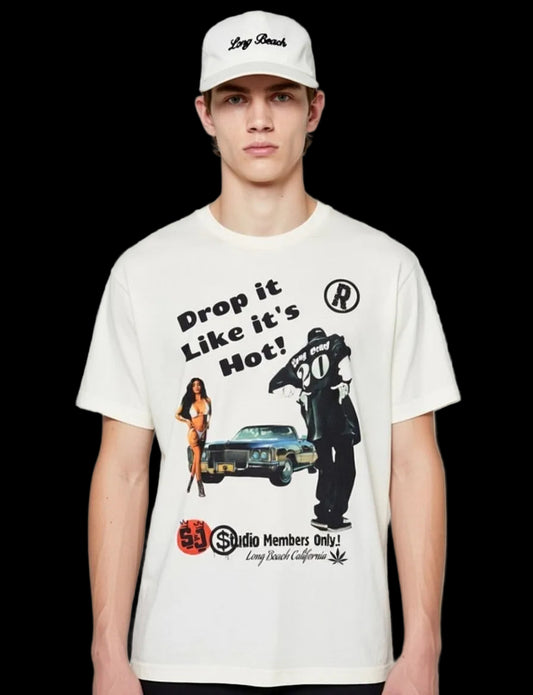 Street & Juice 100% Cotton “Drop It Like It’s Hot” Snoop Dog Graphic Tee