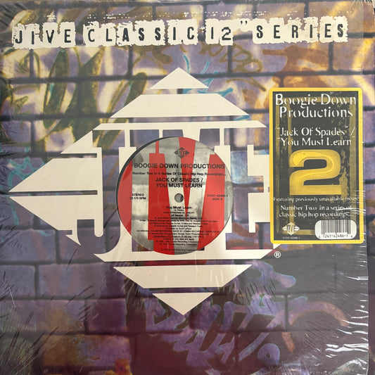 Boogie Down Productions “Jack Of Spades” / “You Must Learn” 5 Version 12inch vinyl record