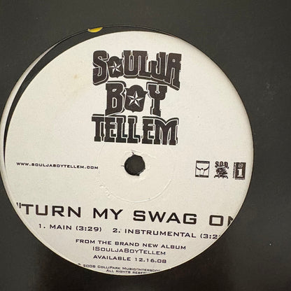 Soulja Boy Tell Em “Turn My Swag On” 4 version 12inch vinyl record