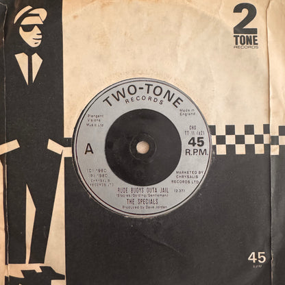 The Specials “Rude Buoys Outta Jail” 2 Track 7inch Vinyl 2 Tone Records 1980