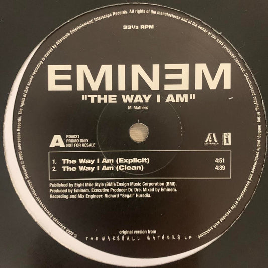 Eminem “The Way I Am” / “Bitch Please” 4 Version 12inch Vinyl Single