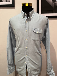Ralph Lauren 100% Cotton Pastel Blue Oxford Shirt Size XXL Button Down Collar