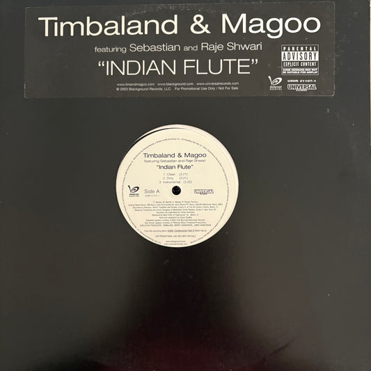 Timbaland & Magoo “Indian Flute” 6 version 12inch Vinyl Record