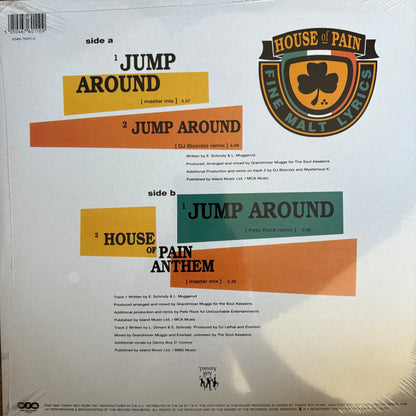House Of Pain “Jump Around” 4 Track 12” Vinyl Record Still Sealed