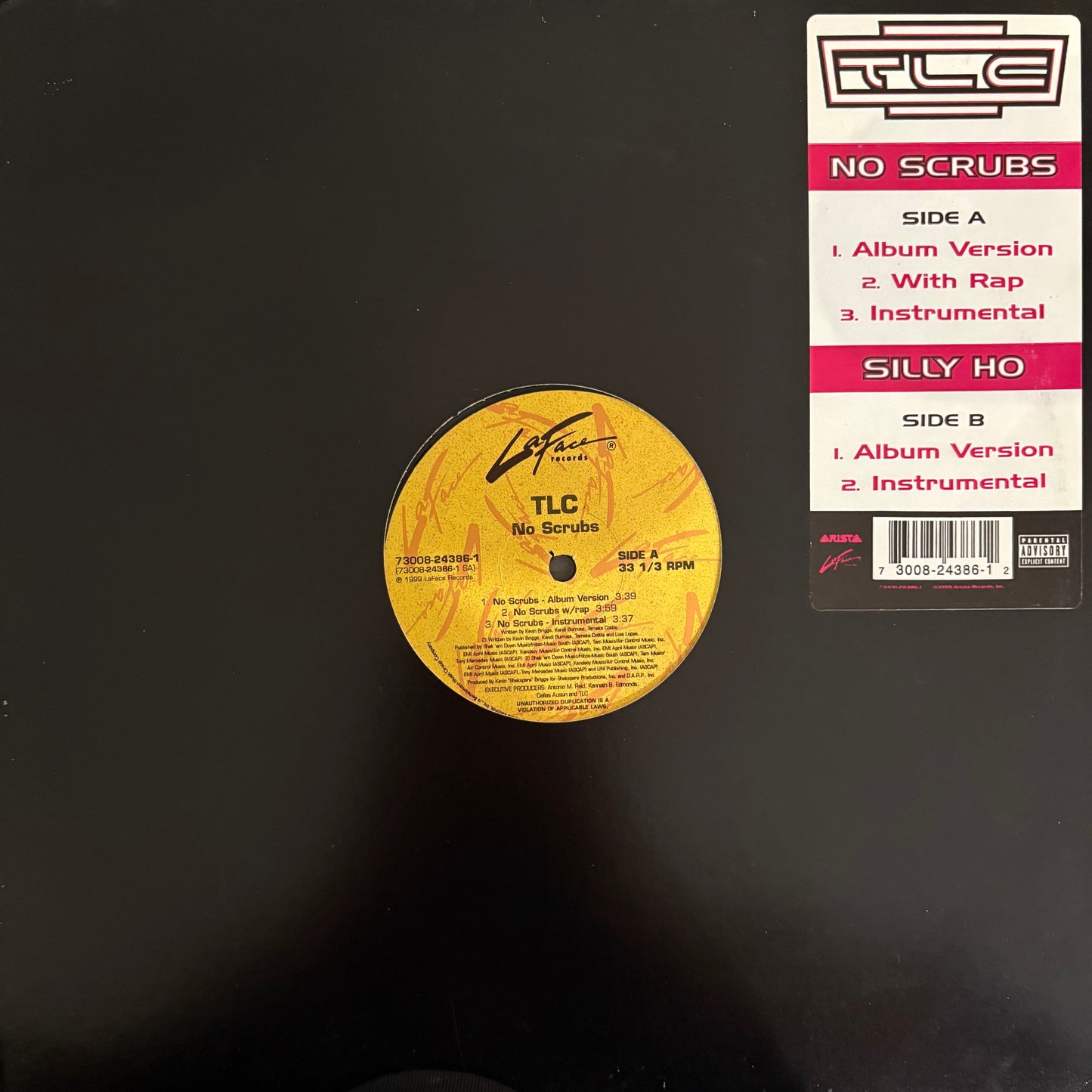 TLC “No Scrubs” 5 Track 12inch Vinyl Record