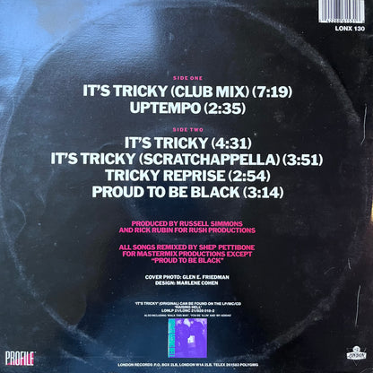 RUN DMC “Its Tricky” 6 Track 12inch Vinyl Record on Profile Records
