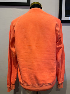 Dsquared2 100% Cotton Orange Sweater Size Small with Front Pocket Made in Italy