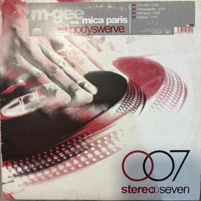 M-Gee Feat Mica Paris “Bodyswerve” 4 Version 12inch Vinyl Record