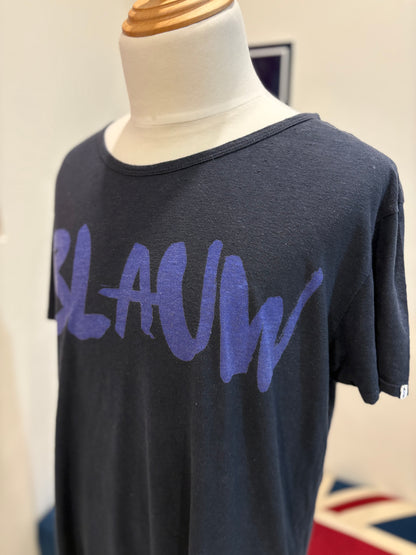 Scotch & Soda 100% Cotton Blue Chest Logo Tee