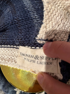 Ralph Lauren Denim & Supply Stars & Stripes Cotton Blend Cardigan Size Large fits more like a medium