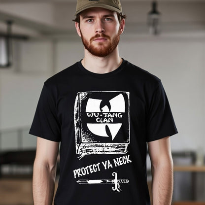Wu Tang Clan “Protect Ya Neck” 100% Cotton Black Tee