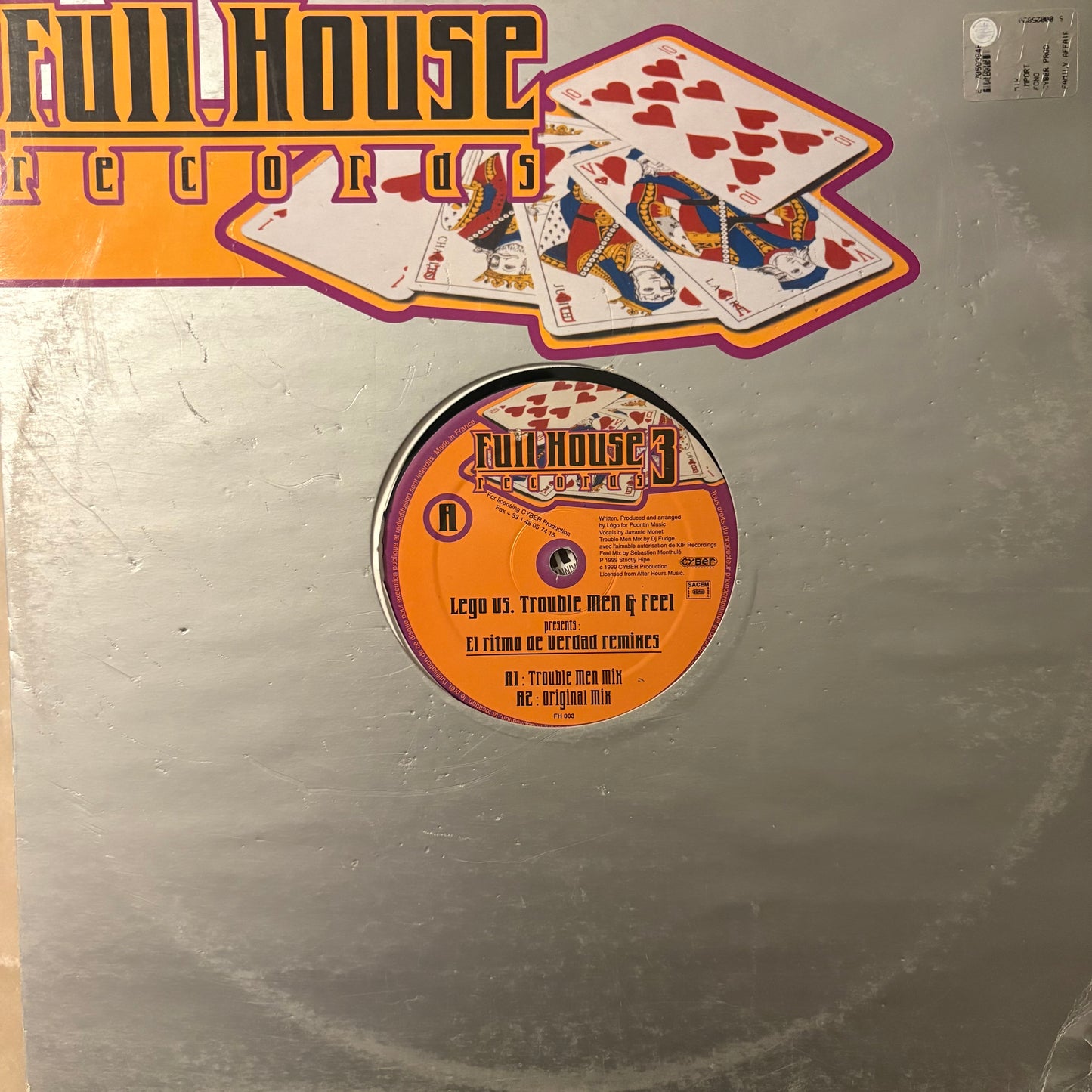 Lego us. Trouble Men & Feel “El Ritmo De Verdad” 4 Version 12inch Vinyl Record