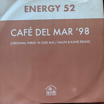 Energy 52 “Cafe Del Mar” Original Three n One Mix 2 Version 12inch Vinyl Record