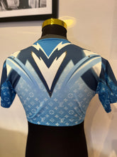 Load image into Gallery viewer, Louis Vuitton Ladies Tie Front Crop Top Size XS Made in Italy