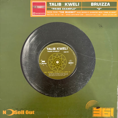Talib Kweli “Prime Example” 2 Track 12inch vinyl record