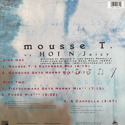 Mousse T Vs Hot N Juicy “Horny” 4 Track 12” Vinyl Mint Condition