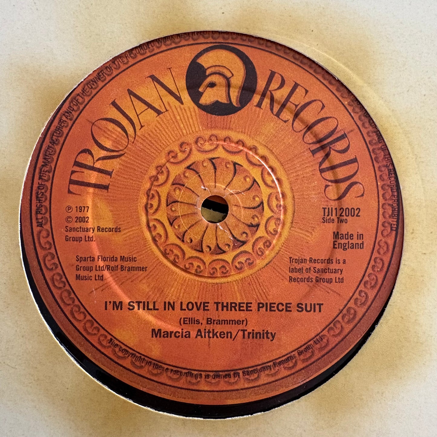 Althea & Donna “Uptown Top Ranking” 2 Track 12inch Vinyl Record Trojan Records