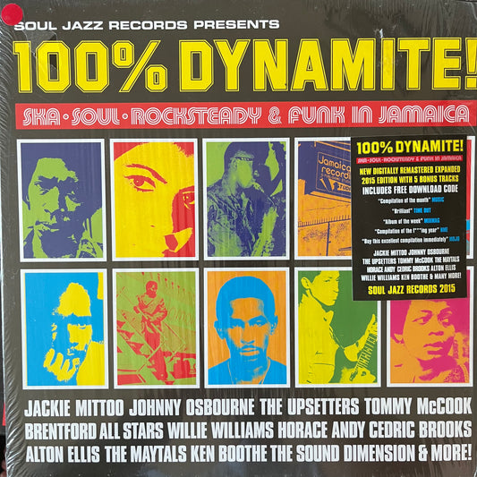 Soul Jazz Presents 100% Dynamite 18 Track 2 X Vinyl Album