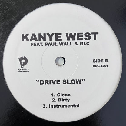 Kanye West Feat NAS “We Major” / “Drive Slow” 6 Version 12inch Vinyl