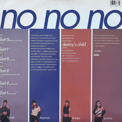 Destiny’s Child “No No No” 6 version 12inch Vinyl Record on Columbia Records