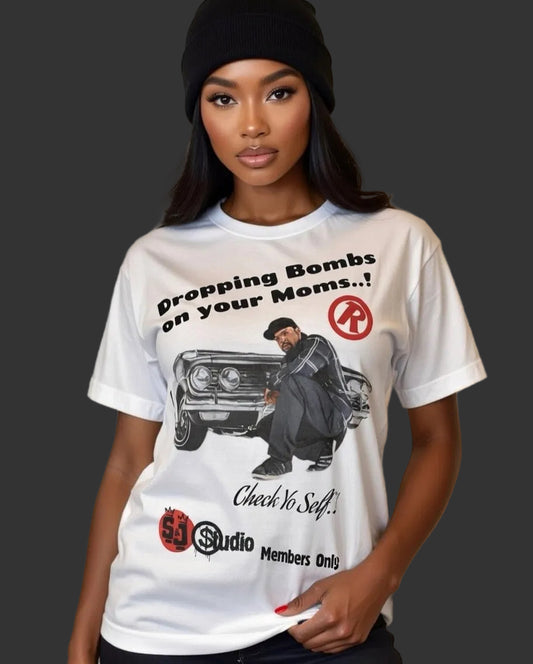 Ice Cube “Check Yo Self” Graphic T Shirt By Street & Juice