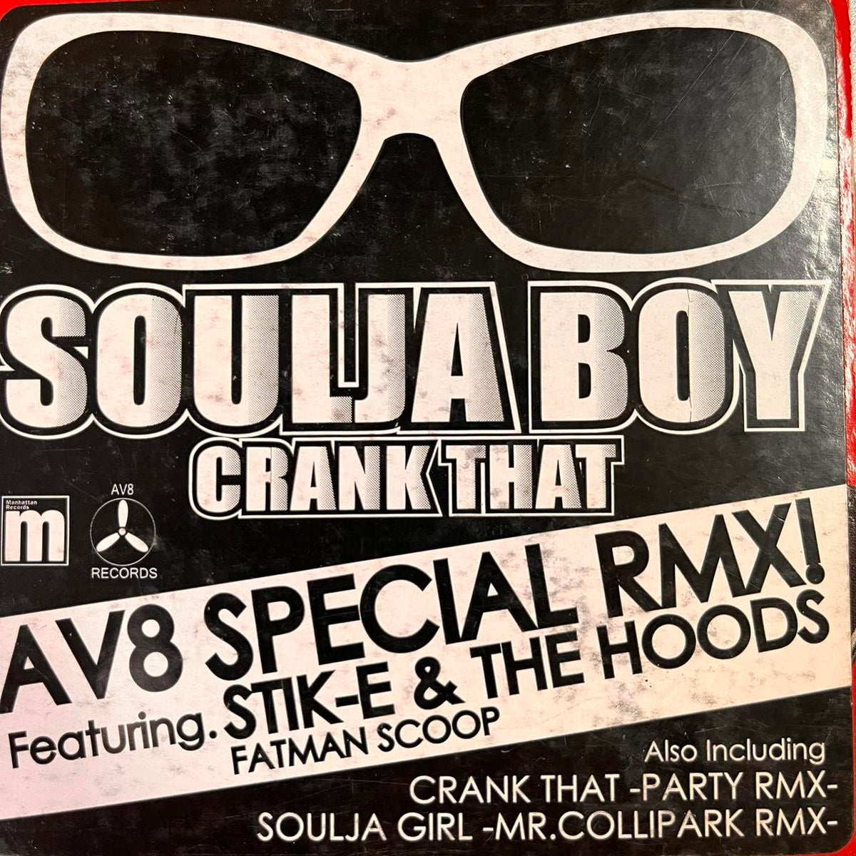 Soulja Boy Crank That AV8 Remix 4 Version 12inc H Vinyl Classic Wax Soulja boy crank that av8 remix 4 version 12inc h vinyl classic wax