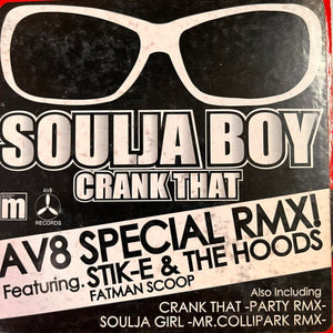 Soulja Boy “Crank That” AV8 Remix 4 Version 12inc h Vinyl