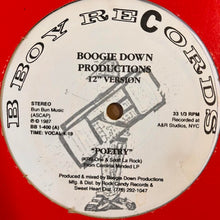 Load image into Gallery viewer, Boogie Down Productions “Poetry” / “Elementary” 2 Track 12inch Vinyl