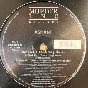Ashanti “Rock wit U (Awww Baby )” Remix / “Feel So Good” 7 Track 12inch Vinyl