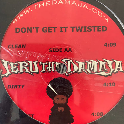Jeru The Damaja “Rap Wars” / “Don’t Get it Twisted” 4 version 12inch Vinyl