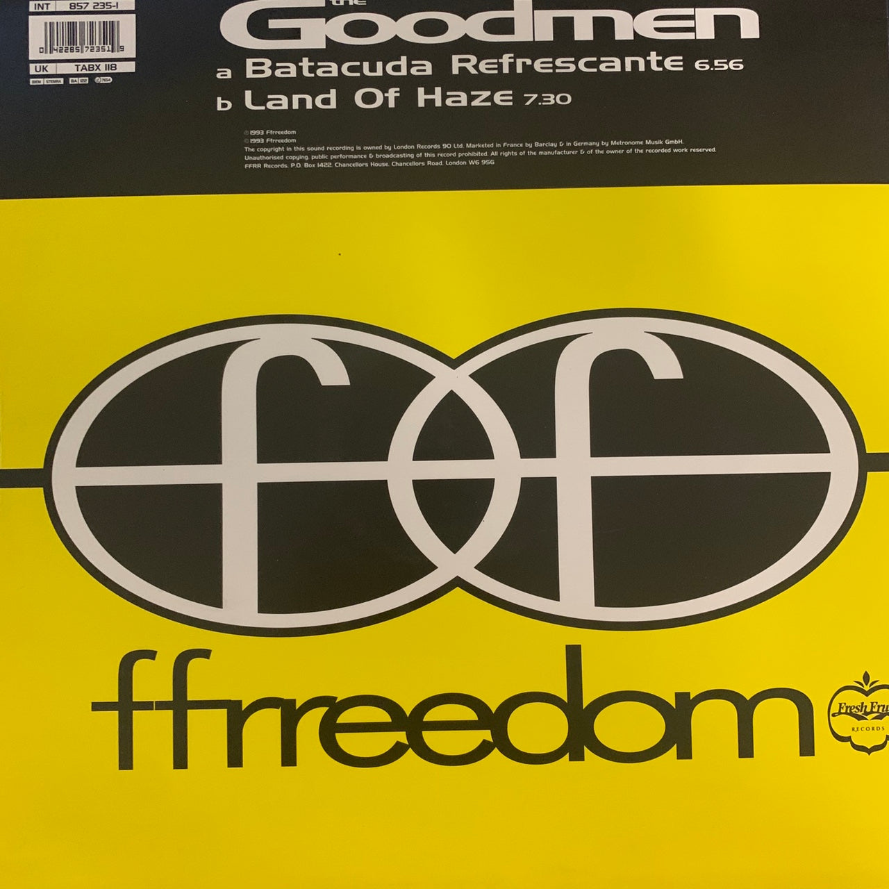 The Goodmen “Give It Up” 2 Track 12inch Vinyl