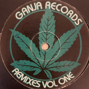 Ganja Records Remixes Vol 1 “You Must Think First” / “Computerised Cops” 2 Track 12inch Vinyl