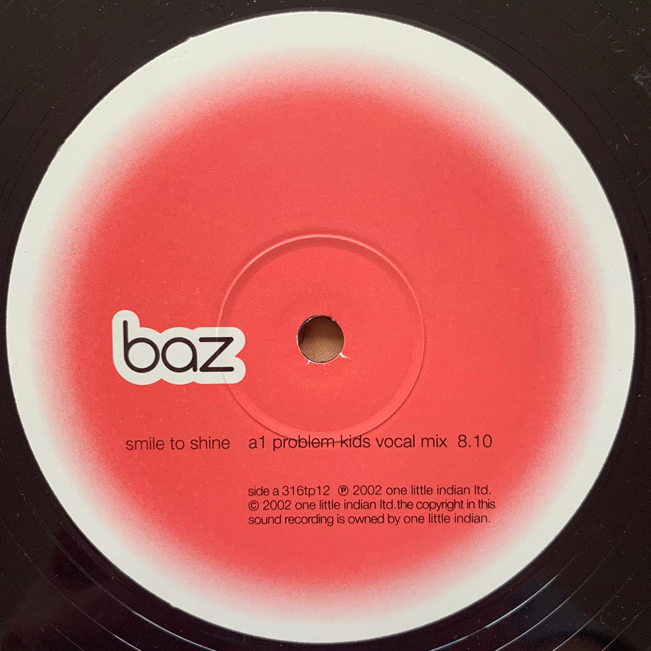 Baz “Smile To Shine” 3 Version 12inch Vinyl