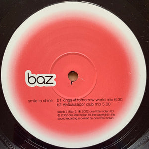 Baz “Smile To Shine” 3 Version 12inch Vinyl