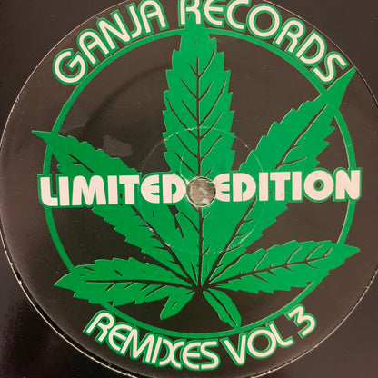 Ganja Records Limited Edition Remixes Vol 3 “On That Dust” 2 Version 12inch Vinyl