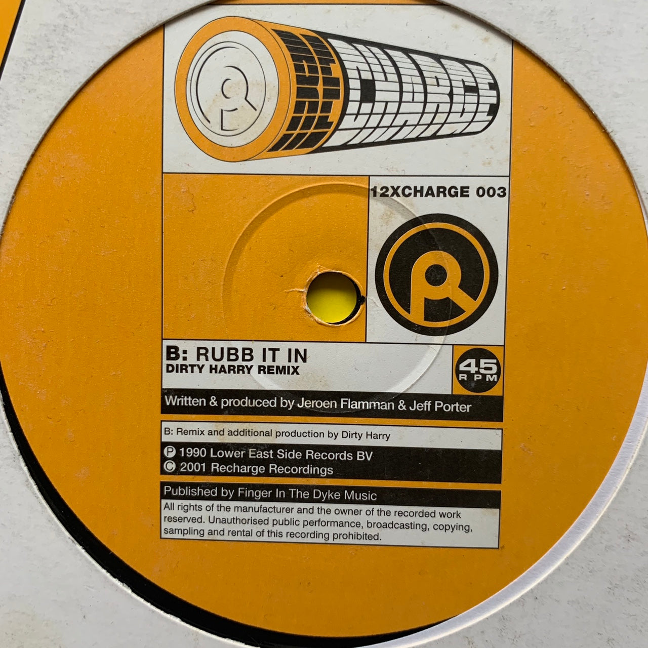 Fierce Ruling Diva “Rubb It In” 2 version 12inch Vinyl
