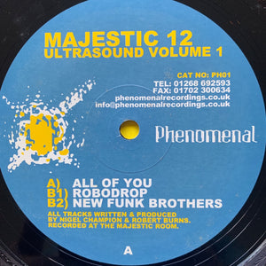 Majestic 12 ‘Ultrasound Vol 1’ 3 Track 12inch Vinyl