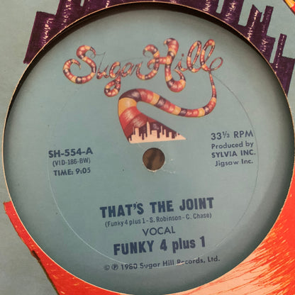Funky 4 + 1 “Thats The Joint” 2 Track 12inch Vinyl