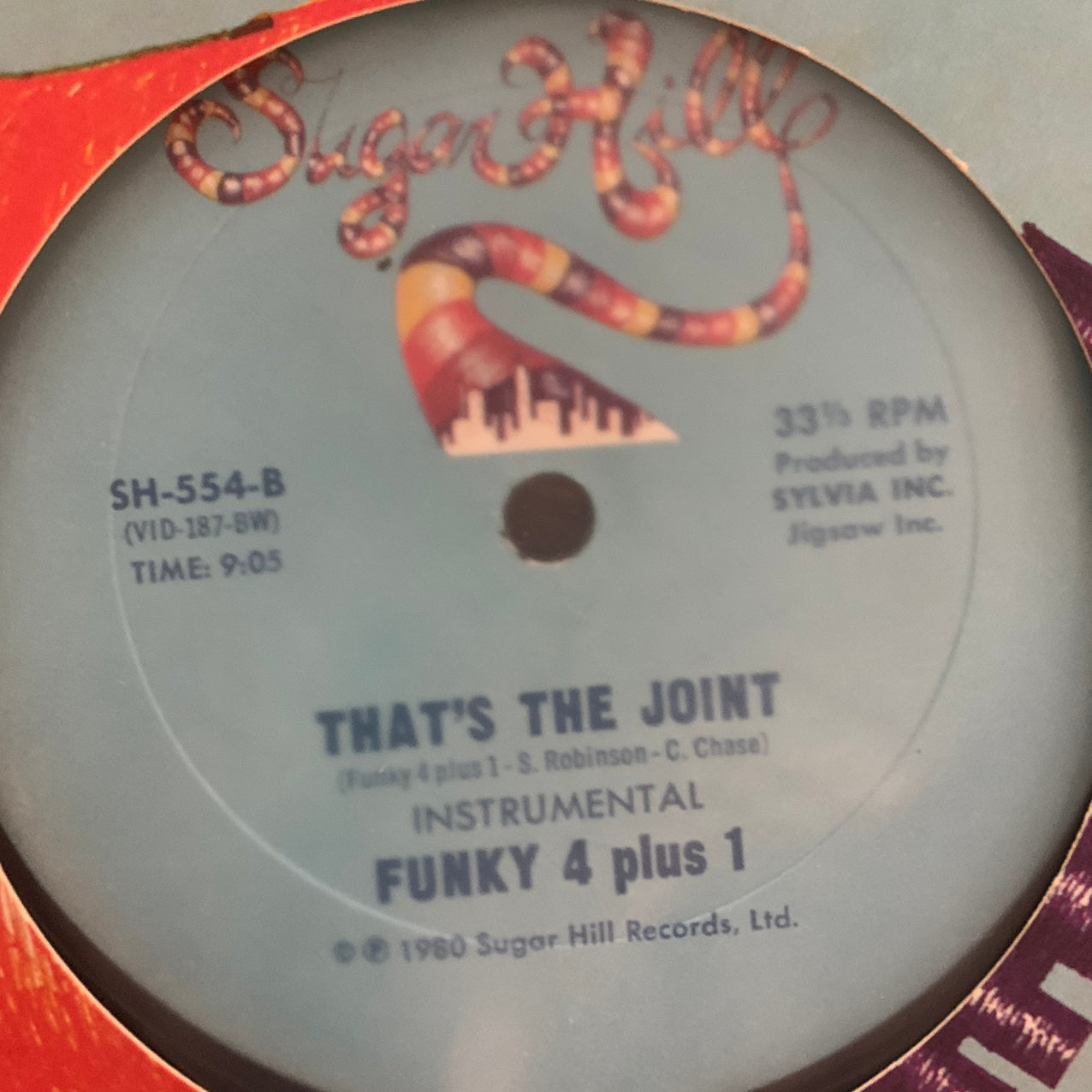 Funky 4 + 1 “Thats The Joint” 2 Track 12inch Vinyl