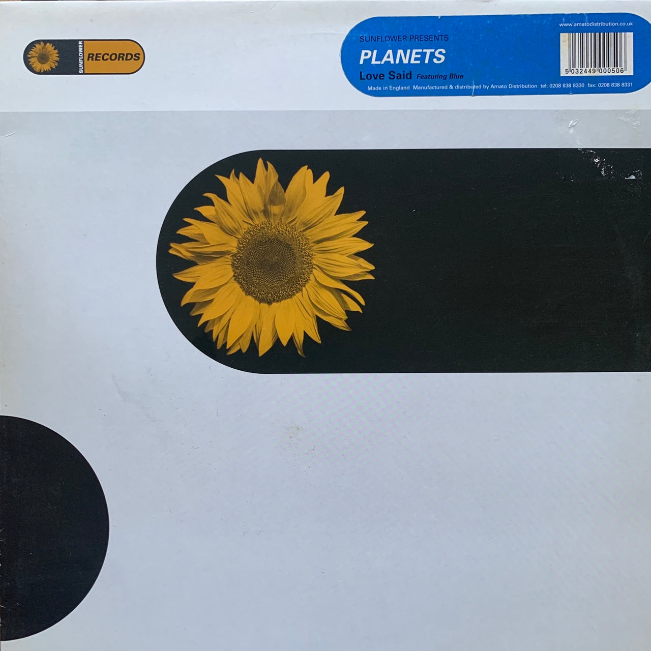 Planets “Love Said” 2 Track 12inch Vinyl