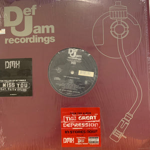 DMX Feat Faith Evans “I Miss You” 12 Inch Vinyl