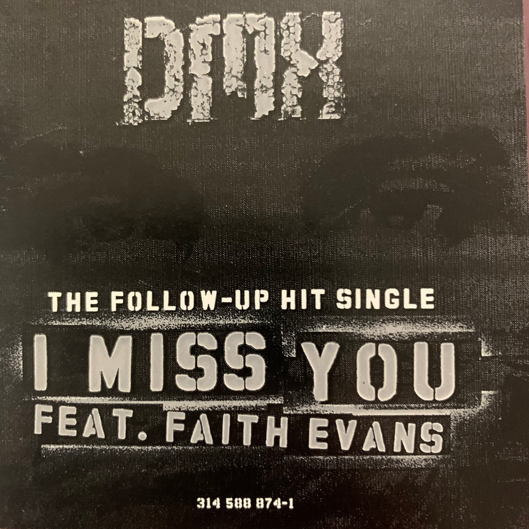 DMX Feat Faith Evans “I Miss You” 12 Inch Vinyl