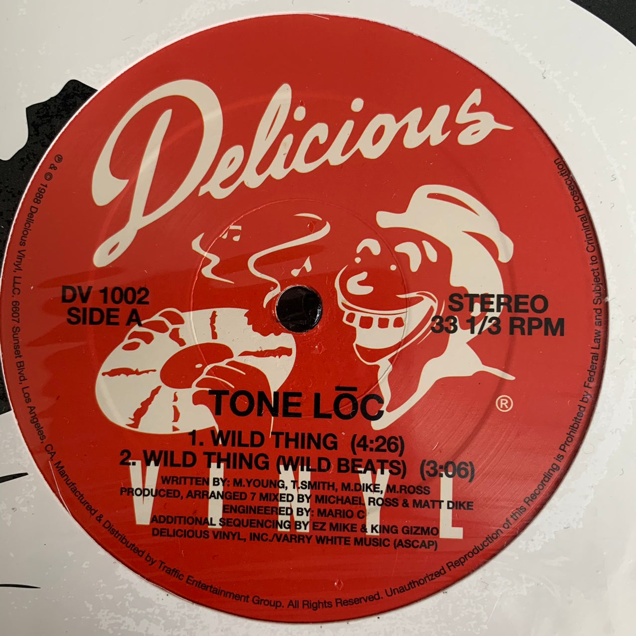 Tone Loc “Wild Thing” 4 Track 12inch Vinyl