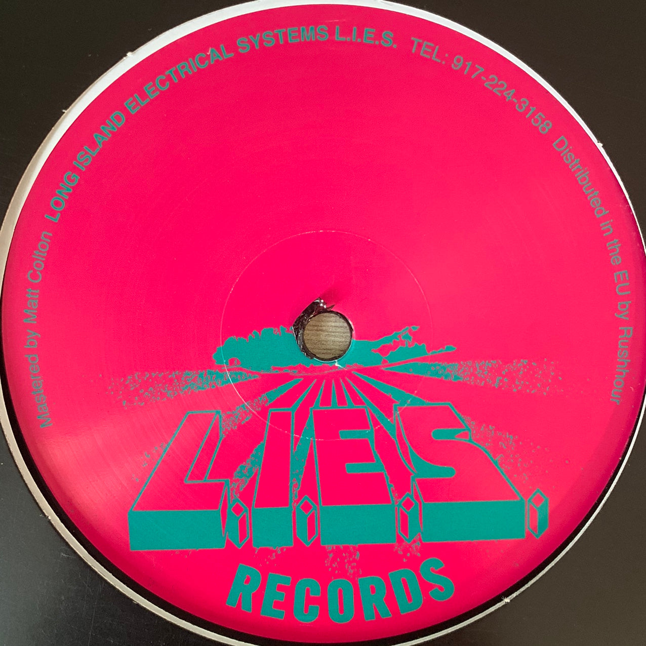 Person Of Interest “Call This Number” on Long Island Electrical System’s L.I.E.S. Records 3 Track 12inch Vinyl