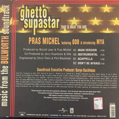 Pras Michel “Ghetto Supastar” 4 Version 12inch Vinyl