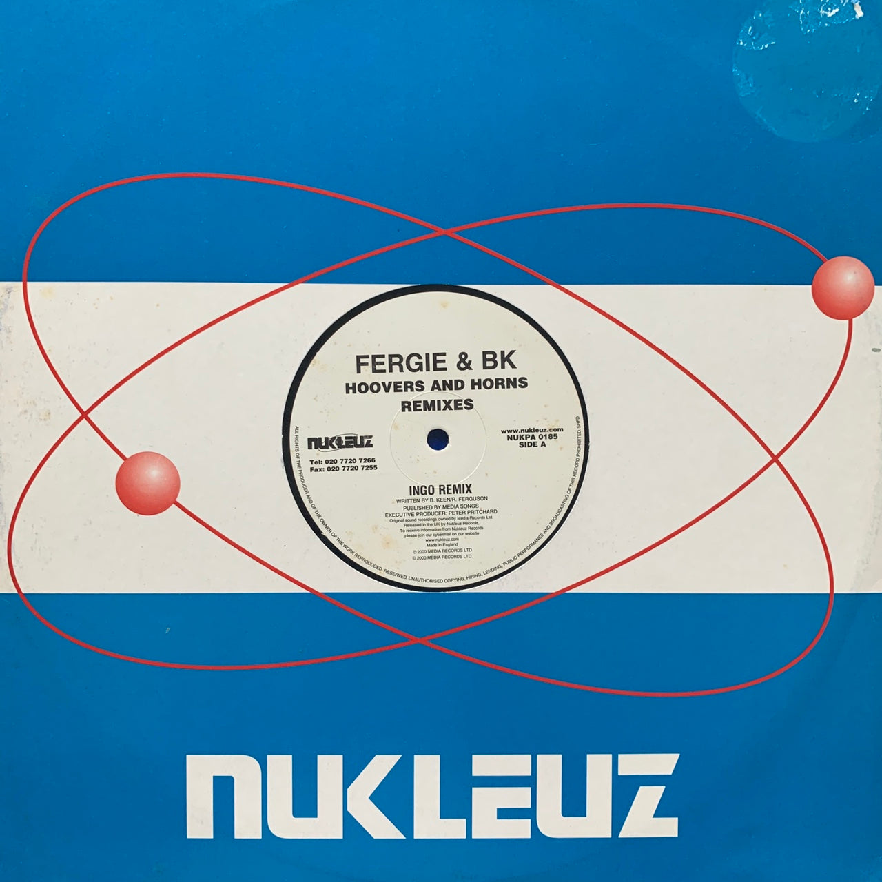 Fergie & BK “Hovers And Horns” 2 Version 12inch Vinyl