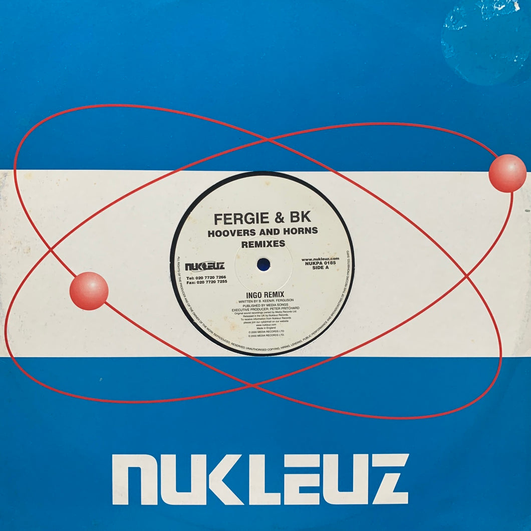 Fergie & BK “Hovers And Horns” 2 Version 12inch Vinyl