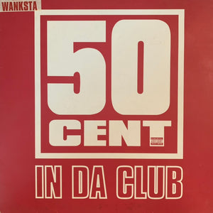 50 cent “In Da Club” 3 Track 12inch Vinyl