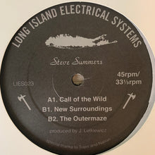 Load image into Gallery viewer, Steve Summers “Call Of Wild” on Long Island Electrical System’s L.I.E.S. Records 3 Track 12inch Vinyl