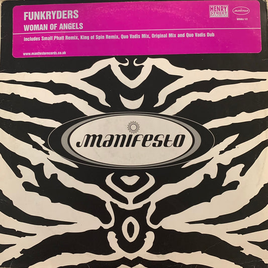 Funkryders “Woman Of Angels” 4 Track 2 X 12inch Vinyl